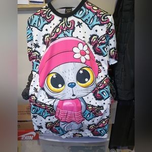 Stylish silk large shirt or pajamas